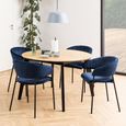 Georgetown Round Dining Table - 4-8 Seater - 120cm-198cm - Oak