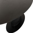 Gordon Dark Wood 12 Seater Oval Pedestal Dining Table