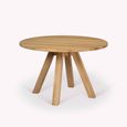 Hambledon Round Dining Table Natural Oak