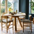 Hambledon Round Dining Table Natural Oak