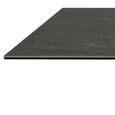 Heaven Round Dining Table - 8 Seater - 200cm - Black Ceramic - with Star Legs