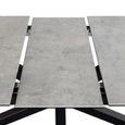 Heaven Extending Dining Table - 8-10 Seater - 200cm-240cm - Grey Ceramic - with Star Legs
