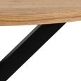 Heaven Round Dining Table - 4 Seater - 120cm - Oak - with Star Legs