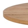 Heaven Round Dining Table - 4 Seater - 120cm - Oak - with Star Legs