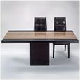 Hermes Dining Table - Marble with Wooden Pedestal Base - Variation Available