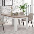 Illopa White 6-8 Seater Extending Dining Table