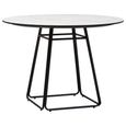 Imperia Dining Table - 2 Seater - 100cm - Round - White Ceramic