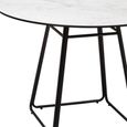 Imperia Dining Table - 2 Seater - 100cm - Round - White Ceramic