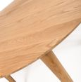 Jenson Oak Dining Table - 2 Seater - 110cm - Round