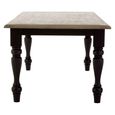Kensington Townhouse Dining Table - 8 Seater - 200cm - Oak and Black