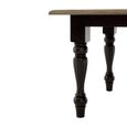 Kensington Townhouse Dining Table - 8 Seater - 200cm - Oak and Black