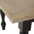 Kensington Townhouse Dining Table - 8 Seater - 200cm - Oak and Black