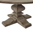 Kingaroy Wooden Pedestal 6 Seater Dining Table, 150cm Round Top