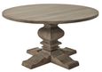Kingaroy Wooden Pedestal 6 Seater Dining Table, 150cm Round Top