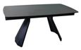 Kinston 6-8 Seater Black Ceramic Extending Dining Table - 160cm-240cm