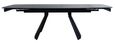Kinston 6-8 Seater Black Ceramic Extending Dining Table - 160cm-240cm