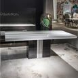 Kyoto Dining Table - Marble with Wooden Pedestal Base - Variation Available