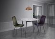 Lavina Rebecca Grey Sintered Stone 2 Seater Square Dining Table - 75cm