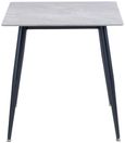 Lavina Rebecca Grey Sintered Stone 2 Seater Square Dining Table - 75cm