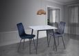 Lavina White Sintered Stone 2 Seater Square Dining Table - 75cm