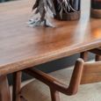 Monterey Dining Table - Dark Wood - 8 Seater - 220cm