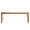 Sleaford Dining Table - Glass and Oak - 6 Seater - 180cm