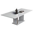 Lisa Pedestal Dining Table - 8 Seater - 225cm - White