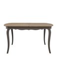 Loire Dining Table - 6-8 Seater - 200cm - Oval Extending - Dark Grey