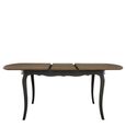 Loire Dining Table - 6-8 Seater - 200cm - Oval Extending - Dark Grey