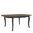 Loire Dining Table - 6-8 Seater - 200cm - Oval Extending - Dark Grey