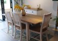 Lulworth White Reclaimed Pine 150cm-200cm Extending Dining Table