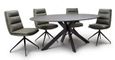 Lunar Dining Table - Grey Ceramic - 6 Seater - 180cm - Oval