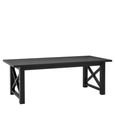 Lyon Dining Table - 8 Seater - 220cm - Black