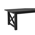 Lyon Dining Table - 8 Seater - 220cm - Black
