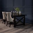 Lyon Dining Table - 8 Seater - 220cm - Black