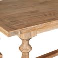 Lyon Dining Table - 8 Seater - 220cm - Double Pedestal - White Washed Oak