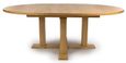 Madrid Extending Dining Table - Oak - Round - 6-8 Seater - 160cm-210cm