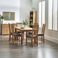 Mallory Extending Dining Table - 140cm-180cm - 4-6 Seater - Oak