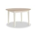 Marlow Round Extending Dining Table - 120cm-155cm - 4-6 Seater - White