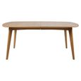 Marte Extending Dining Table - 6-10 Seater - 180cm-270cm - Oak