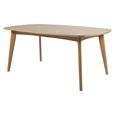 Marte Extending Dining Table - 6-10 Seater - 180cm-270cm - Oak