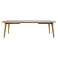 Marte Extending Dining Table - 6-10 Seater - 180cm-270cm - Oak