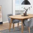 Marte Extending Dining Table - 6-10 Seater - 180cm-270cm - Oak