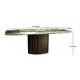 Mayfair Dining Table - Boat Edge - 8 Seater - Pedestal - Marble - Variation Available