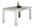 Messina White and Grey 6 Seater Dining Table