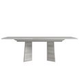 Mia Extending Dining Table - 6-10 Seater - 180cm-270cm - Grey