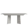 Mia Extending Dining Table - 6-8 Seater - 180cm-225cm - Grey