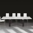 Milano Dining Table - Marble and Wood with Extending Pedestal Base - Variation Available