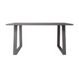 Modern Kali Dining Table - 6 Seater - 160cm - Taupe