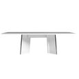 Modern Mara Dining Table - 10 Seater - 250cm - White